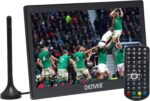 Denver AV LED TV 10” with DVB-T2, USB, HDMI input Rechargeable Battery & 12V LED-1033