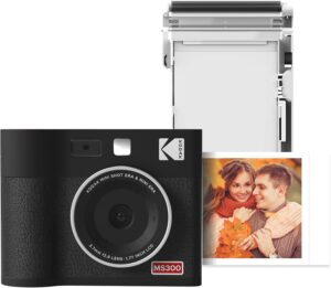 Kodak Instant Camera & Printer ERA Mini Shot 3 MS300B Black (3×3)