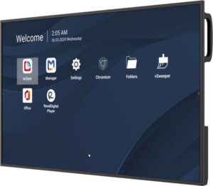 Viewsonic Commercial Display 4K 24/7 Digital Signage 43″ Android USB Playback, USB-C/HDMI, Remote Management CDE4314-2C