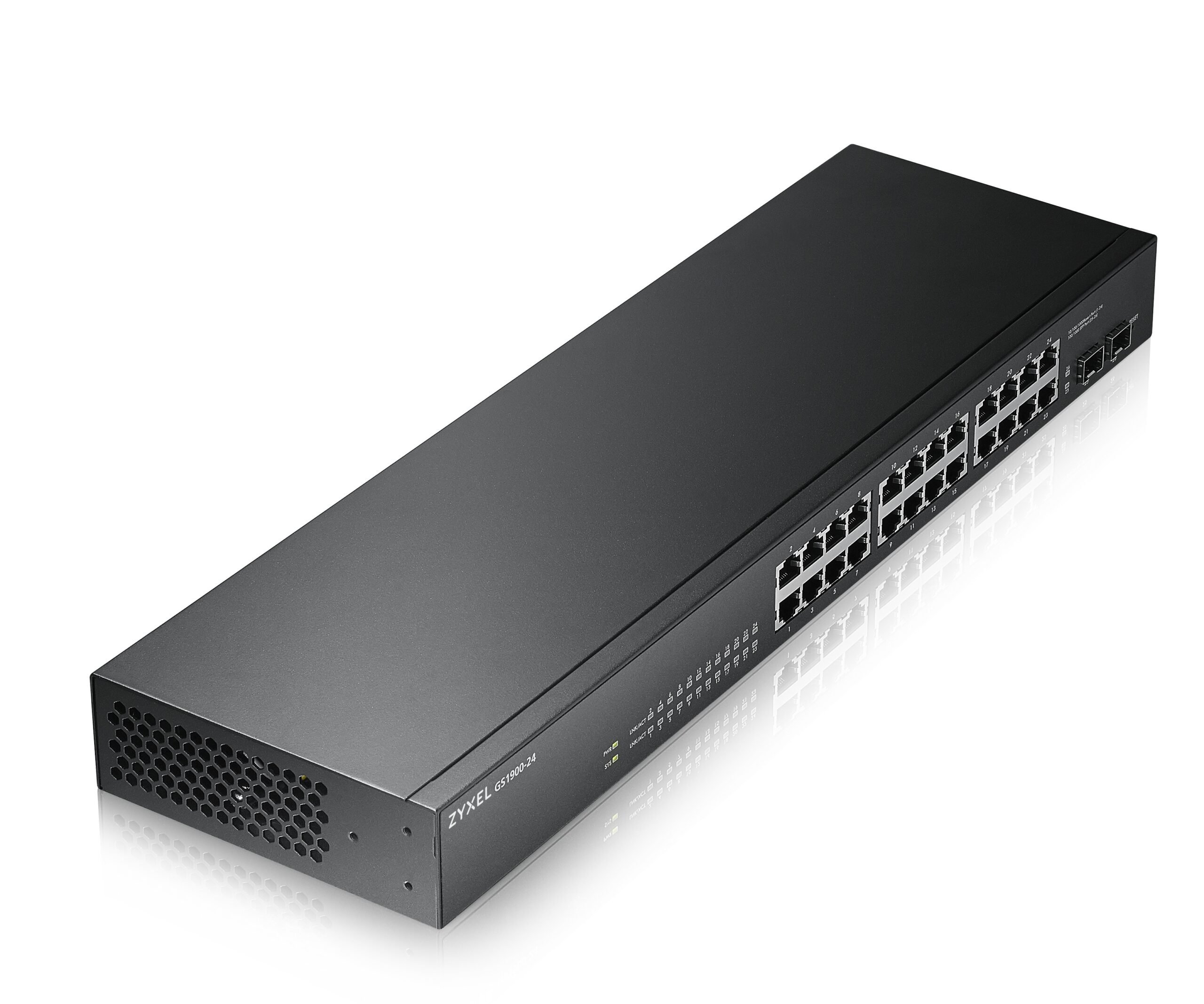 Zyxel Switch Gigabit Ethernet Managed 24-Port + 2SFP GS1900-24 UK Plug