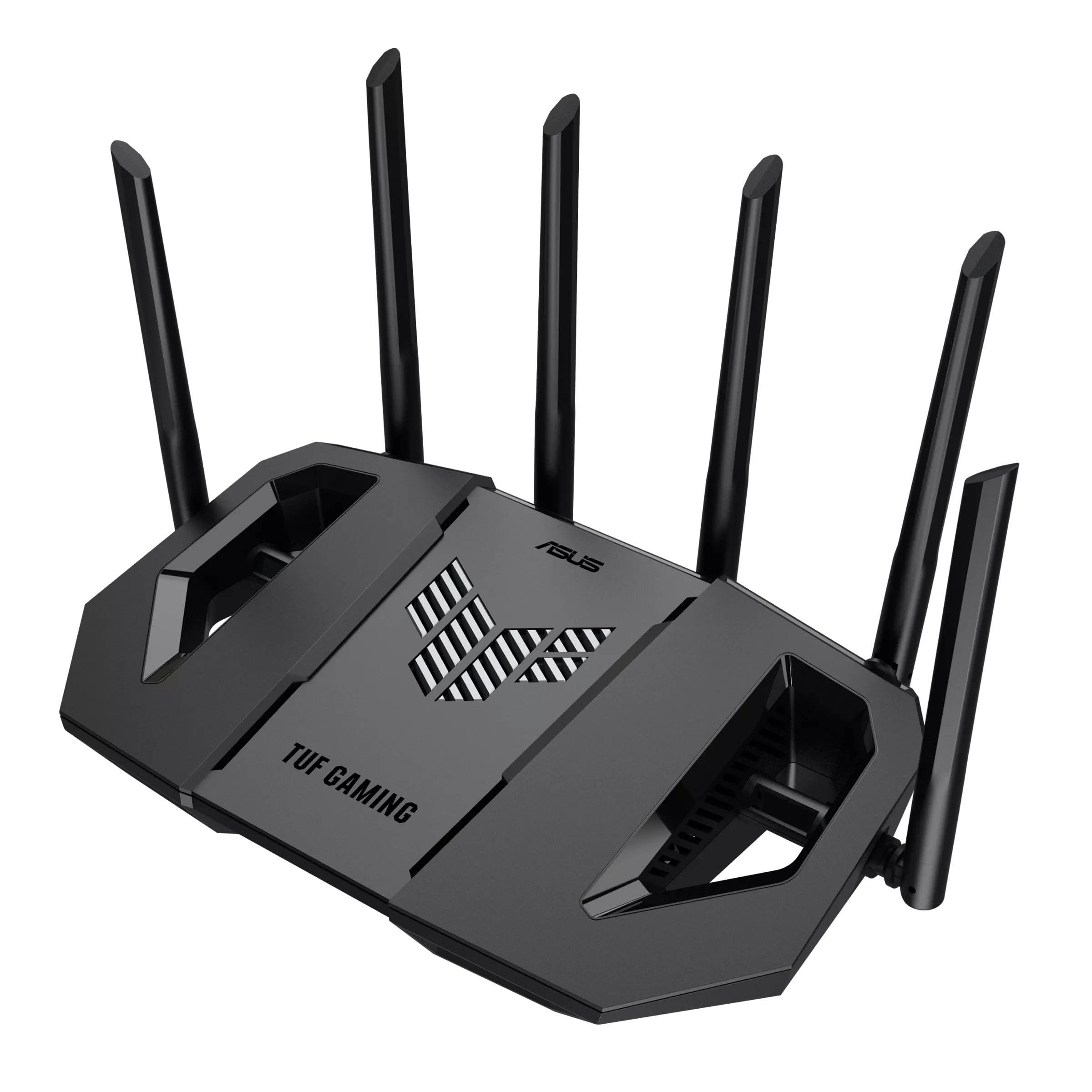 ASUS Router Wi-Fi 7 BE9400 Tri Band Quad 2.5GbE MLO VPN AiProtection TUF Gaming TUF-BE9400