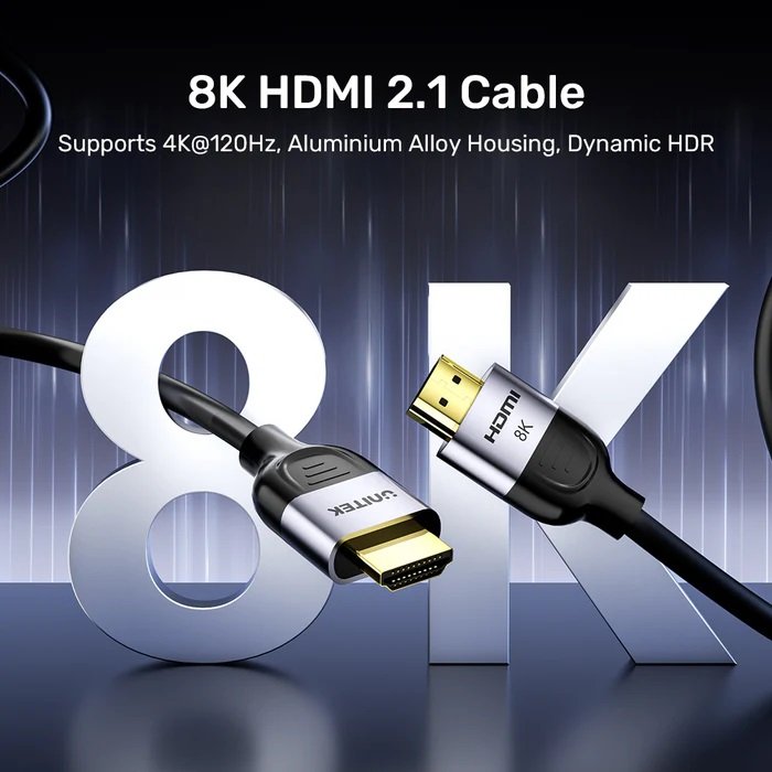 Unitek HDMI 2.1 Cable 8K60Hz CCS Economy 2.0m C11086GY-2M
