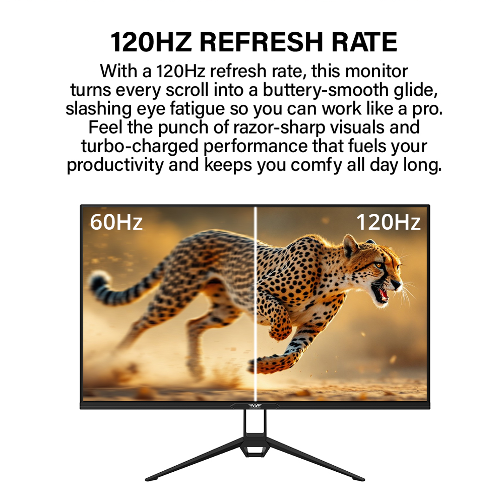 Armaggeddon Gaming Monitor 22” FHD 120Hz 1ms PXP22G Black