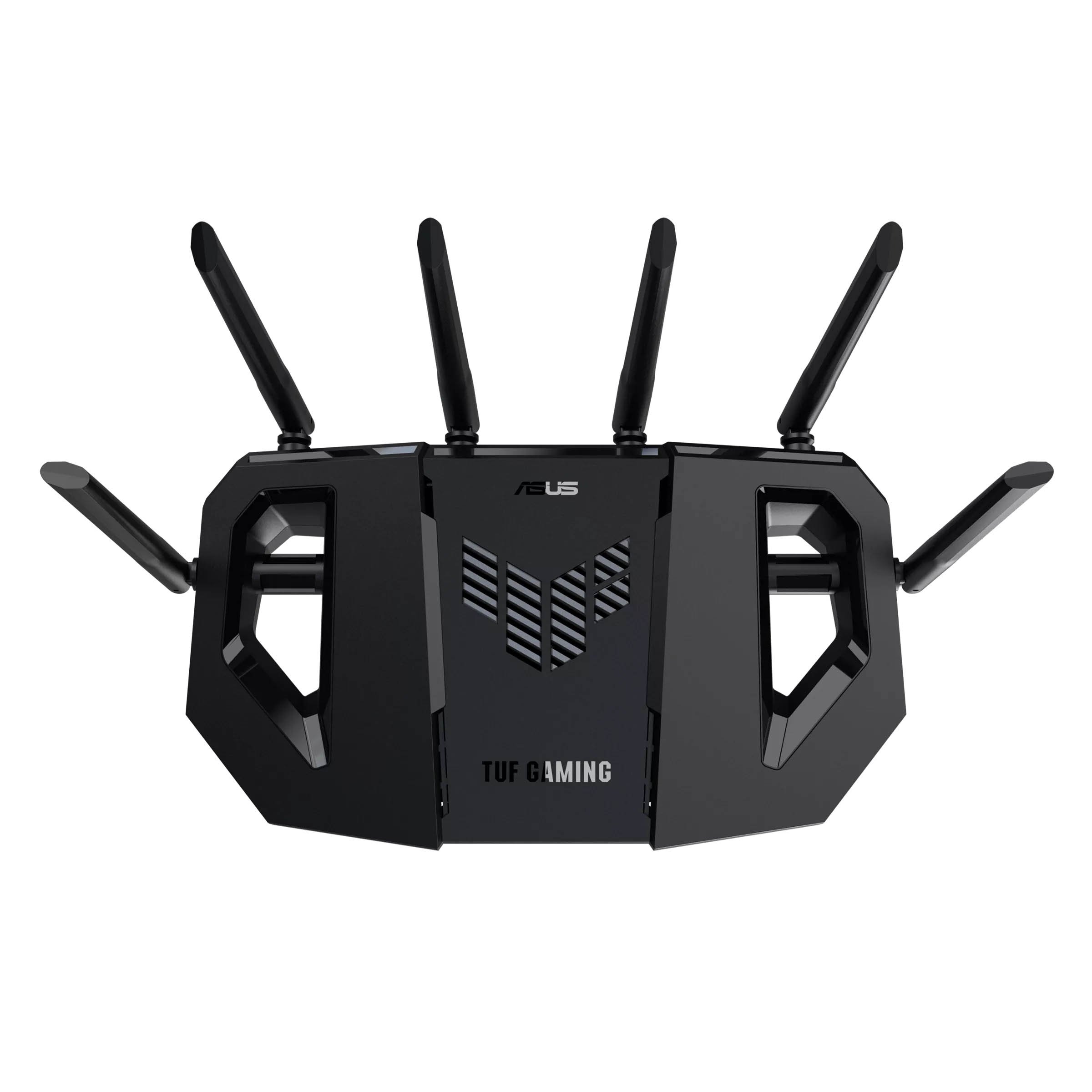 ASUS Router Wi-Fi 7 BE9400 Tri Band Quad 2.5GbE MLO VPN AiProtection TUF Gaming TUF-BE9400