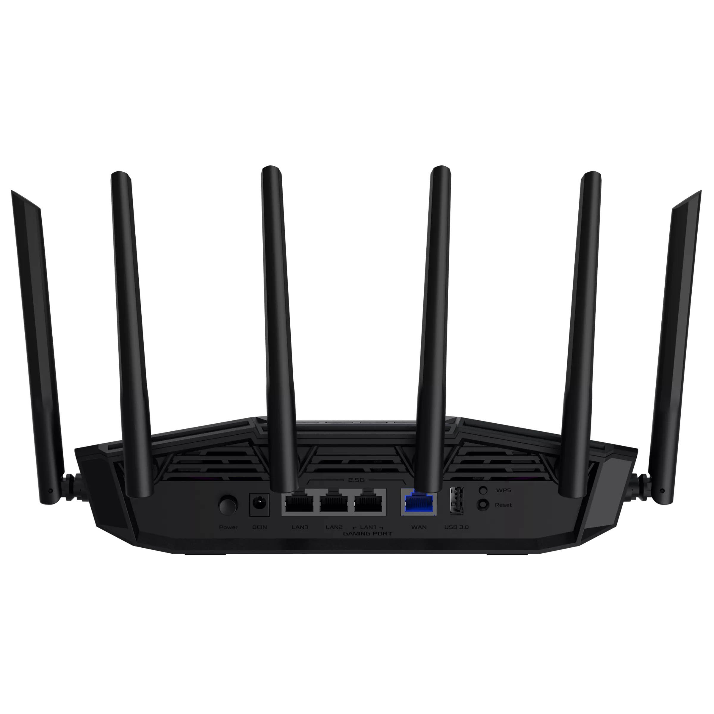 ASUS Router Wi-Fi 7 BE9400 Tri Band Quad 2.5GbE MLO VPN AiProtection TUF Gaming TUF-BE9400