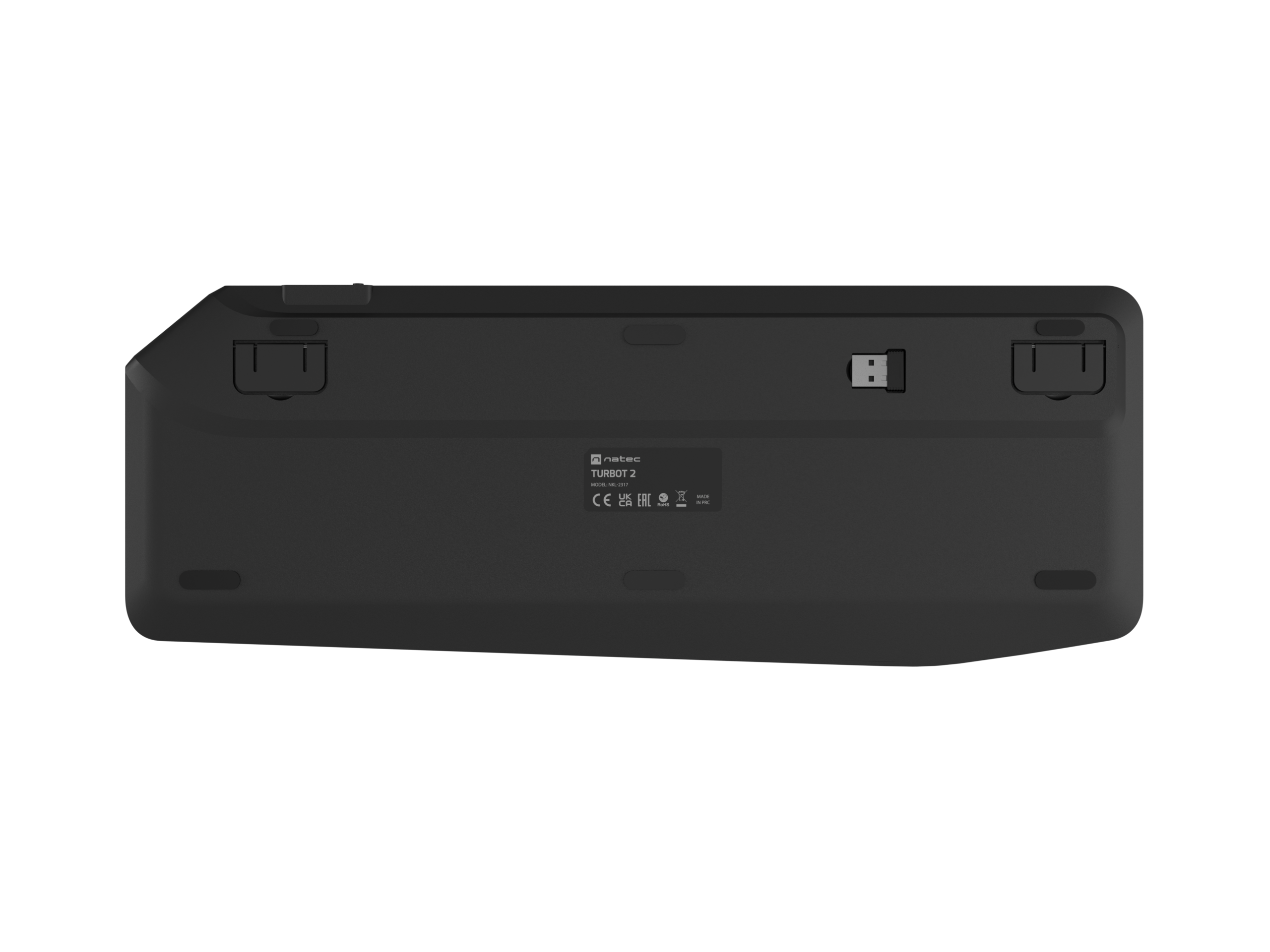 Natec Keyboard Wireless 2.4GHz & Bluetooth with Touchpad TURBOT 2