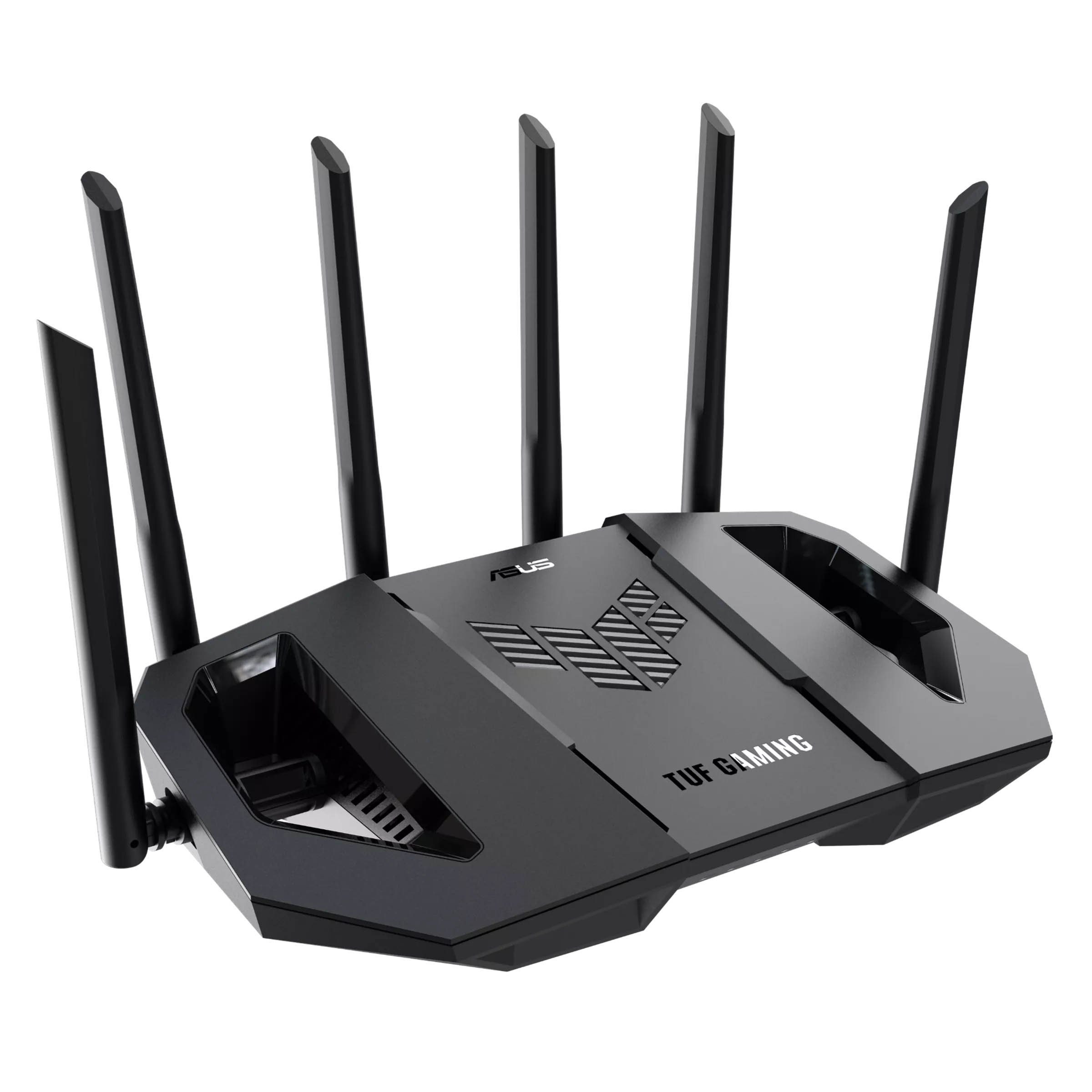 ASUS Router Wi-Fi 7 BE9400 Tri Band Quad 2.5GbE MLO VPN AiProtection TUF Gaming TUF-BE9400