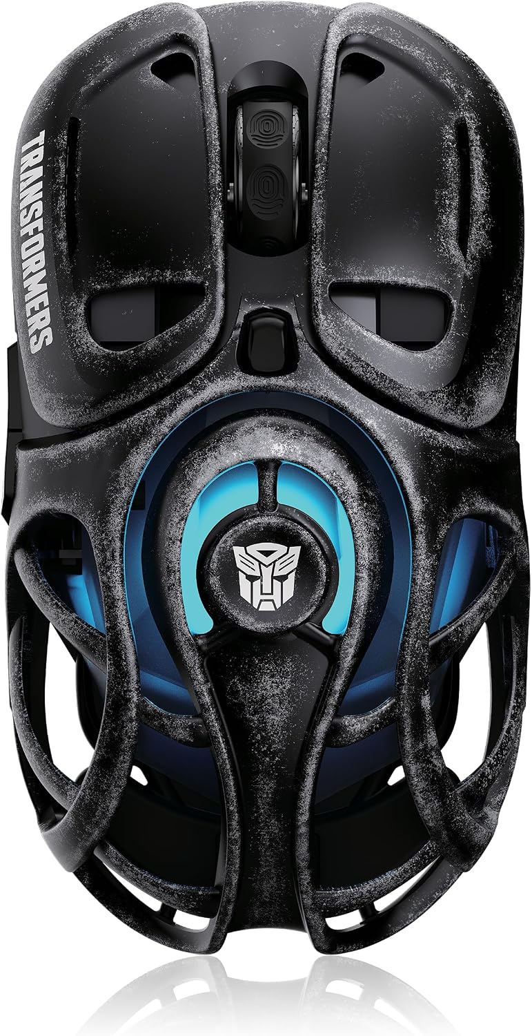 Transformers Gaming Mouse Wireless ,Tri-Mode Bluetooth/2.4G/Wired, Huano Switches,USB-C Rechargeable, TF-G05 Black