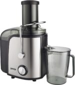 Gorenje Kitchen Juicer 800W 1.5L Pulp Container XL Tube JC805EII Inox/Black