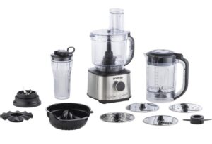 Gorenje Kitchen Blender Food Processor 1500W with 8 attachments SBR1500E Black/Inox