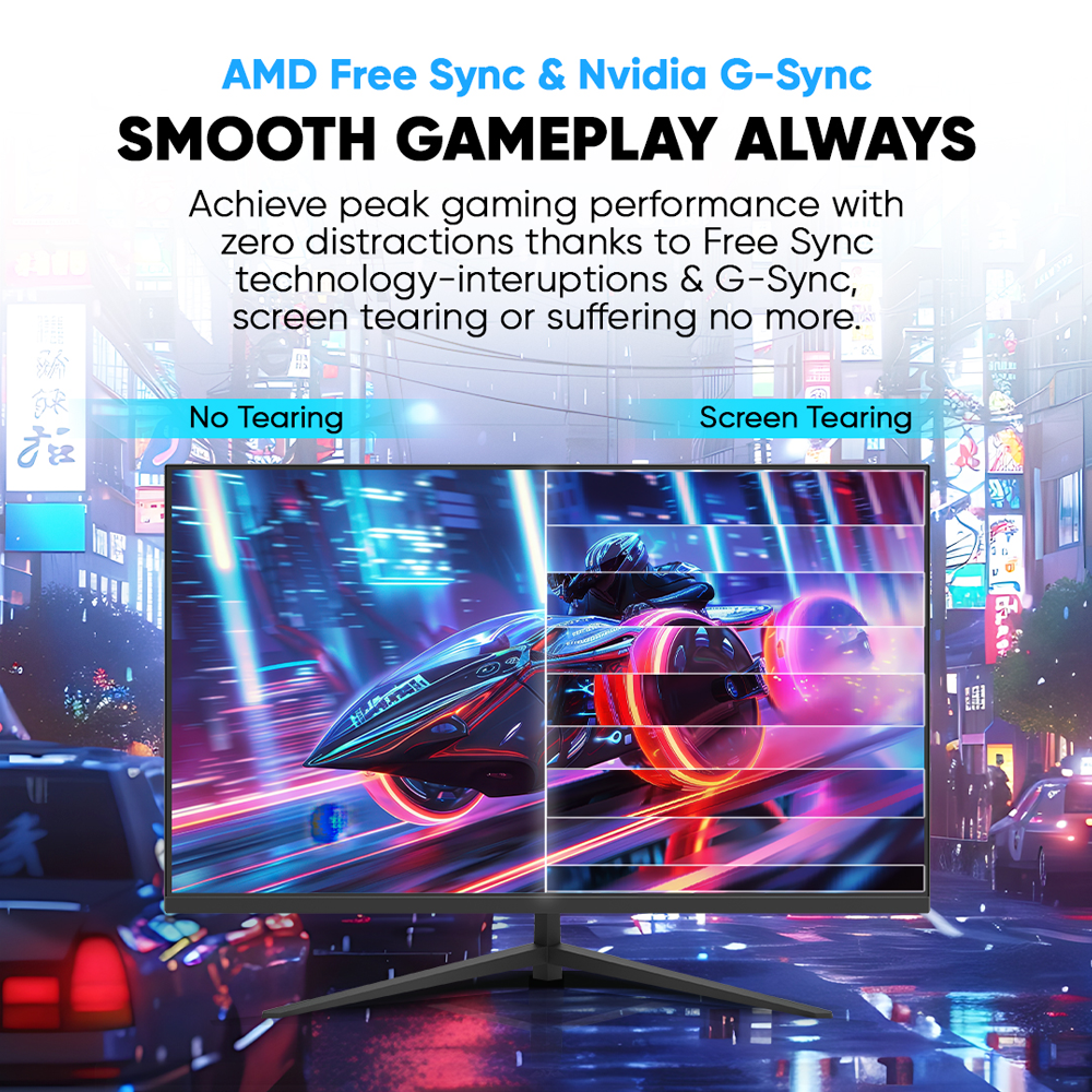Armaggeddon Gaming Monitor 27” Slim Frame FHD IPS 165Hz 1ms PXP27G Black