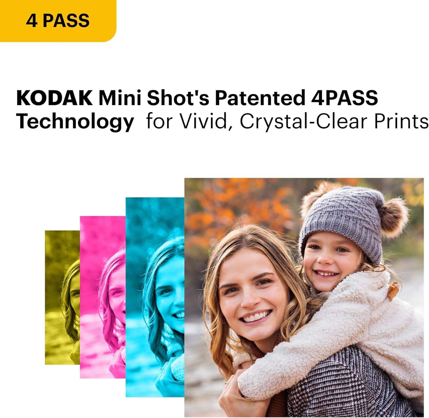 Kodak Instant Camera & Printer ERA Mini Shot 3 MS300B Black (3×3)