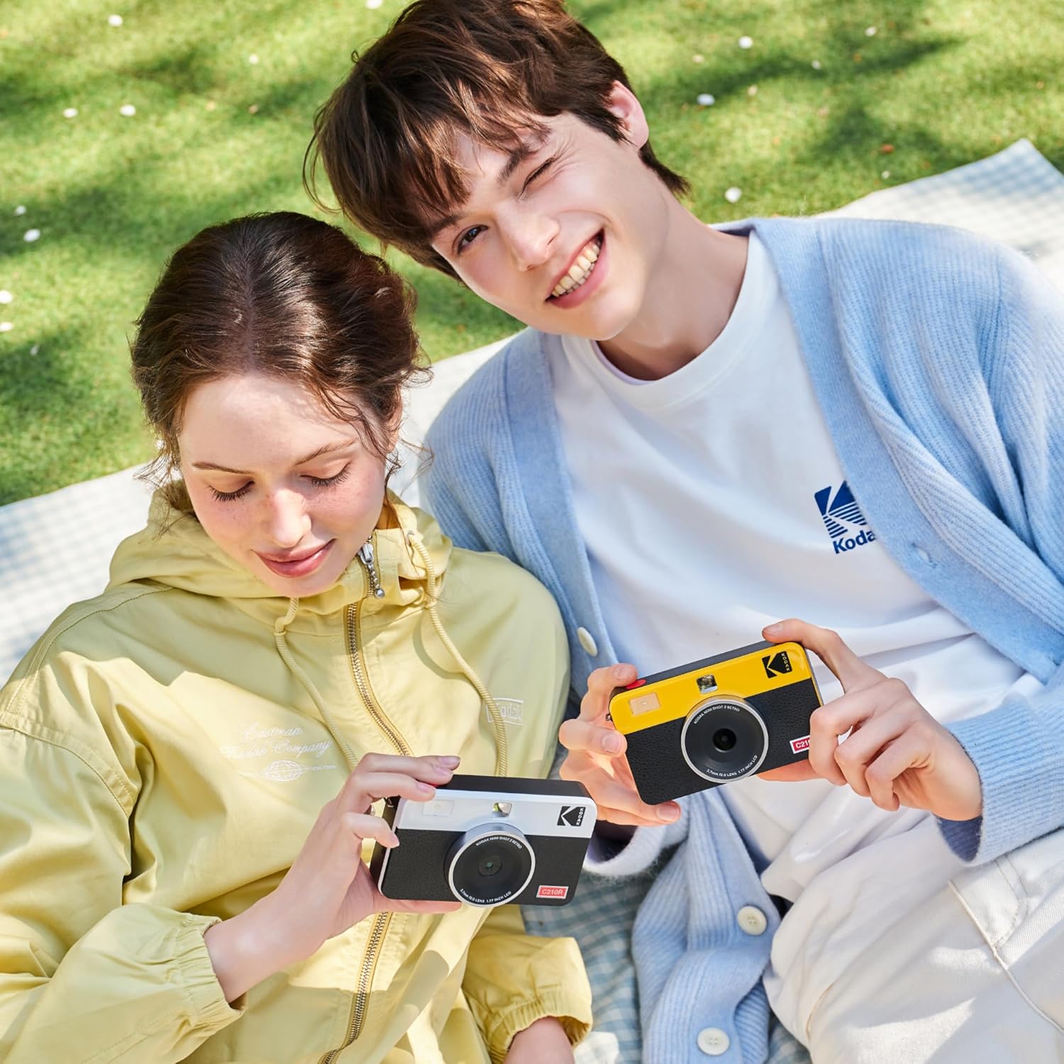 Kodak Instant Camera & Printer RETRO Mini Shot 2 Yellow (2.1×3.4)