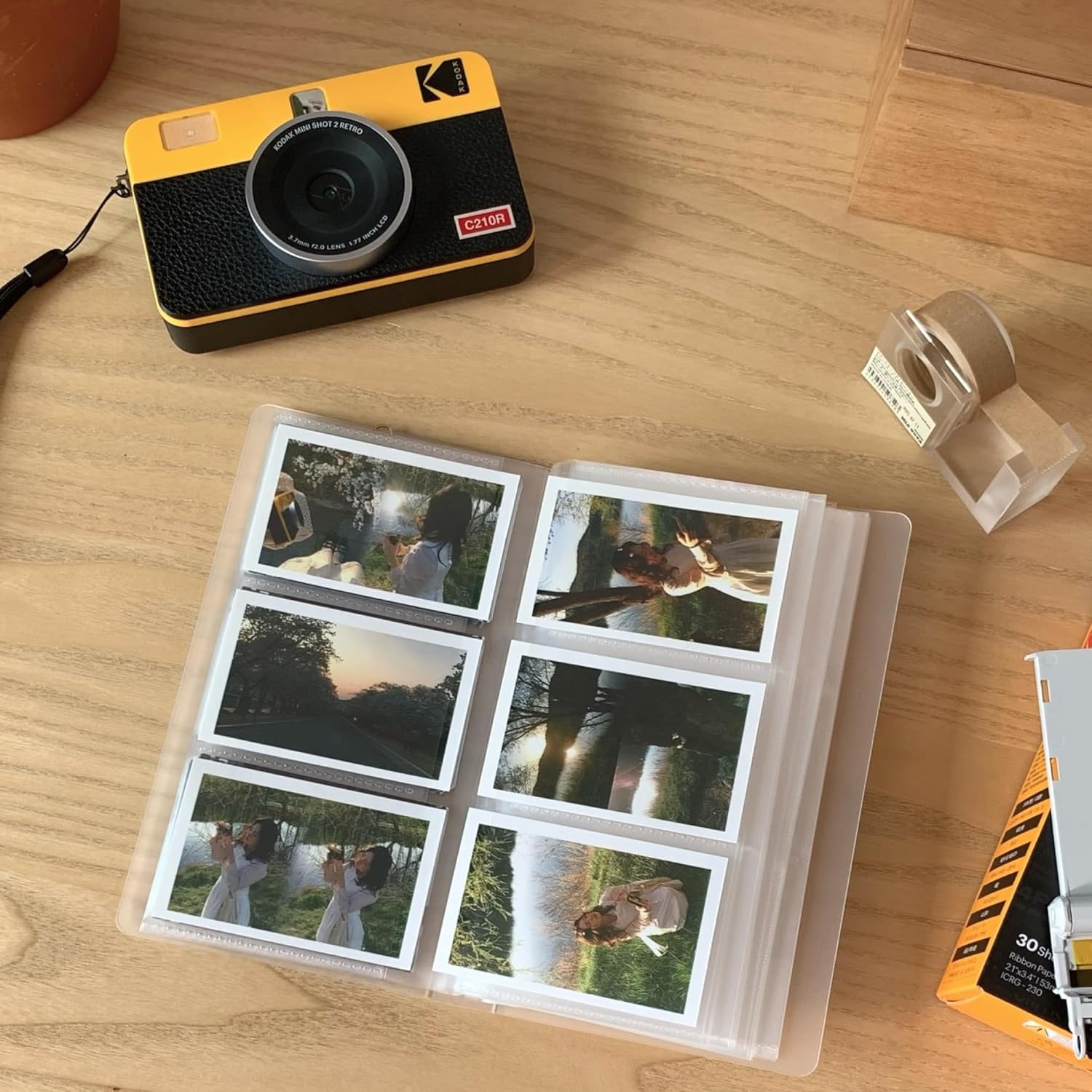 Kodak Instant Camera & Printer RETRO Mini Shot 2 Yellow (2.1×3.4)