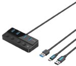 Vention HUB USB-C 4 x USB3.0 with Indiv.Power Switches 1.0m CHWBF
