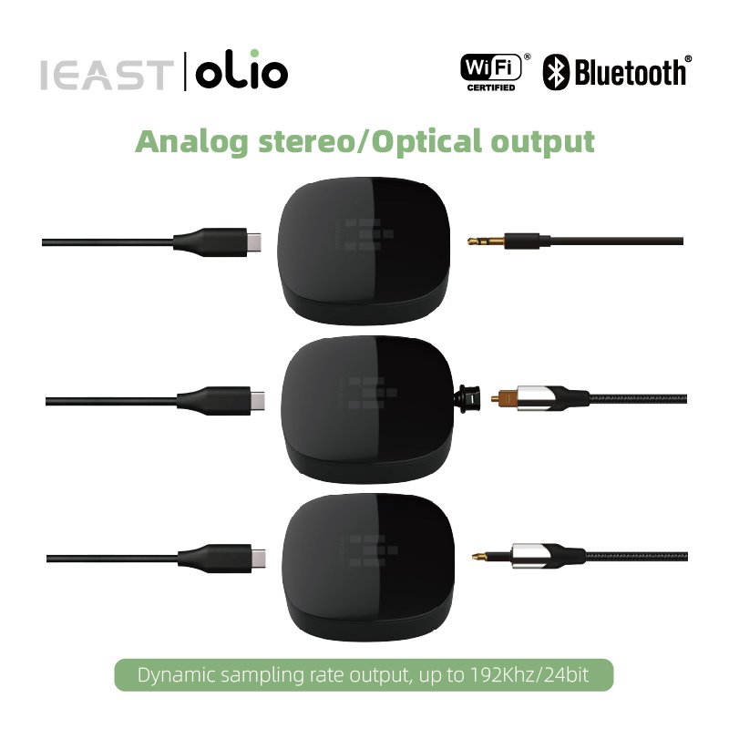 iEast Audiocast Oliostream 1 Black Receiver Multiroom Audio WiFi+BT AirPlay2