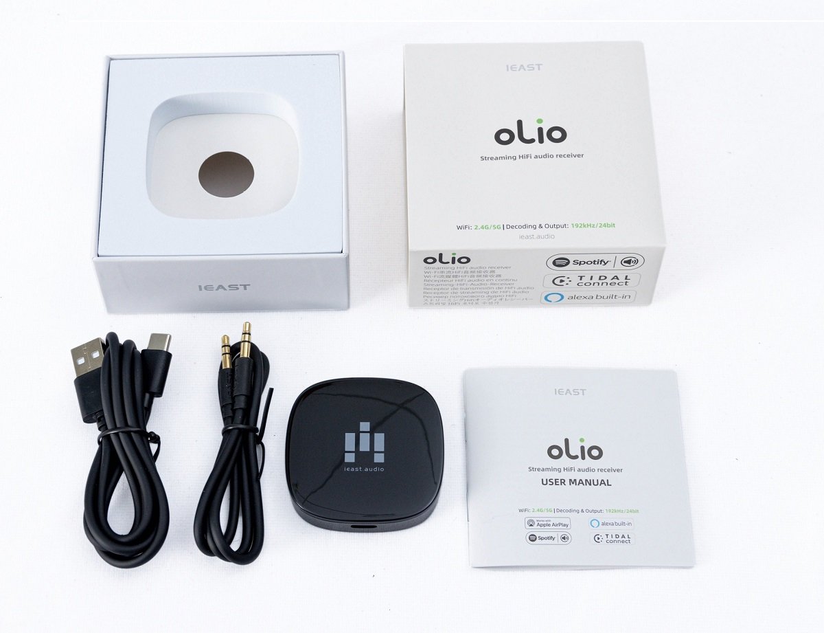 iEast Audiocast Oliostream 1 Black Receiver Multiroom Audio WiFi+BT AirPlay2