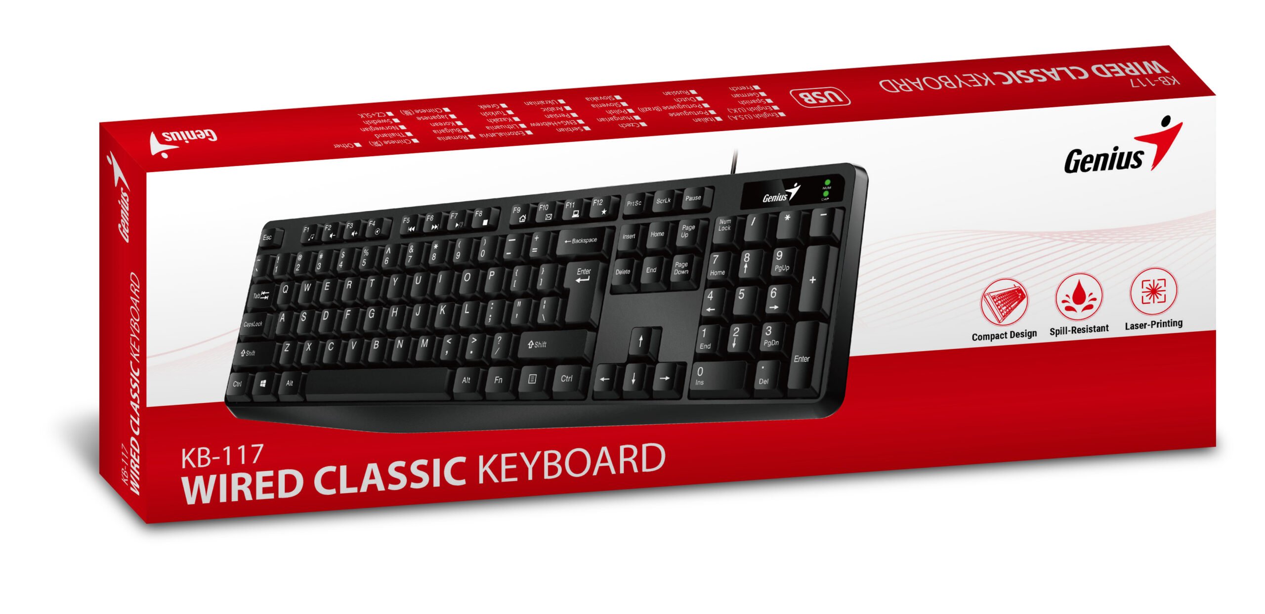 Genius KB-117 Wired Keyboard (English)