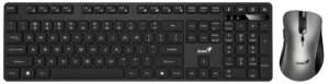 Genius Keyboard-Mouse Set Wireless AI+Voice Typing KM-8216S English
