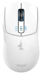 Armaggeddon Gaming Mouse Wired+2.4G+BT Rechargeable 500mAh 5B MIRAGE-V White