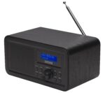 Denver DAB-30B Black FM Radio with Aux, Headphone out (Works with Mains or 4xAA Batteries)