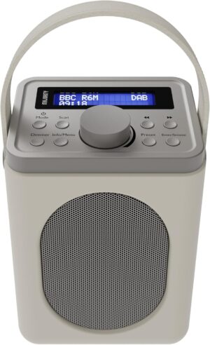 Majority LITTLE SHELFORD Portable FM/DAB Radio with Bluetooth & Alarm Mains & Battery Powered