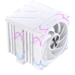 Einarex Gaming Cooling CPU, 6 Copper Heat Pipes, Dual Fans Design VENTUS V300 White