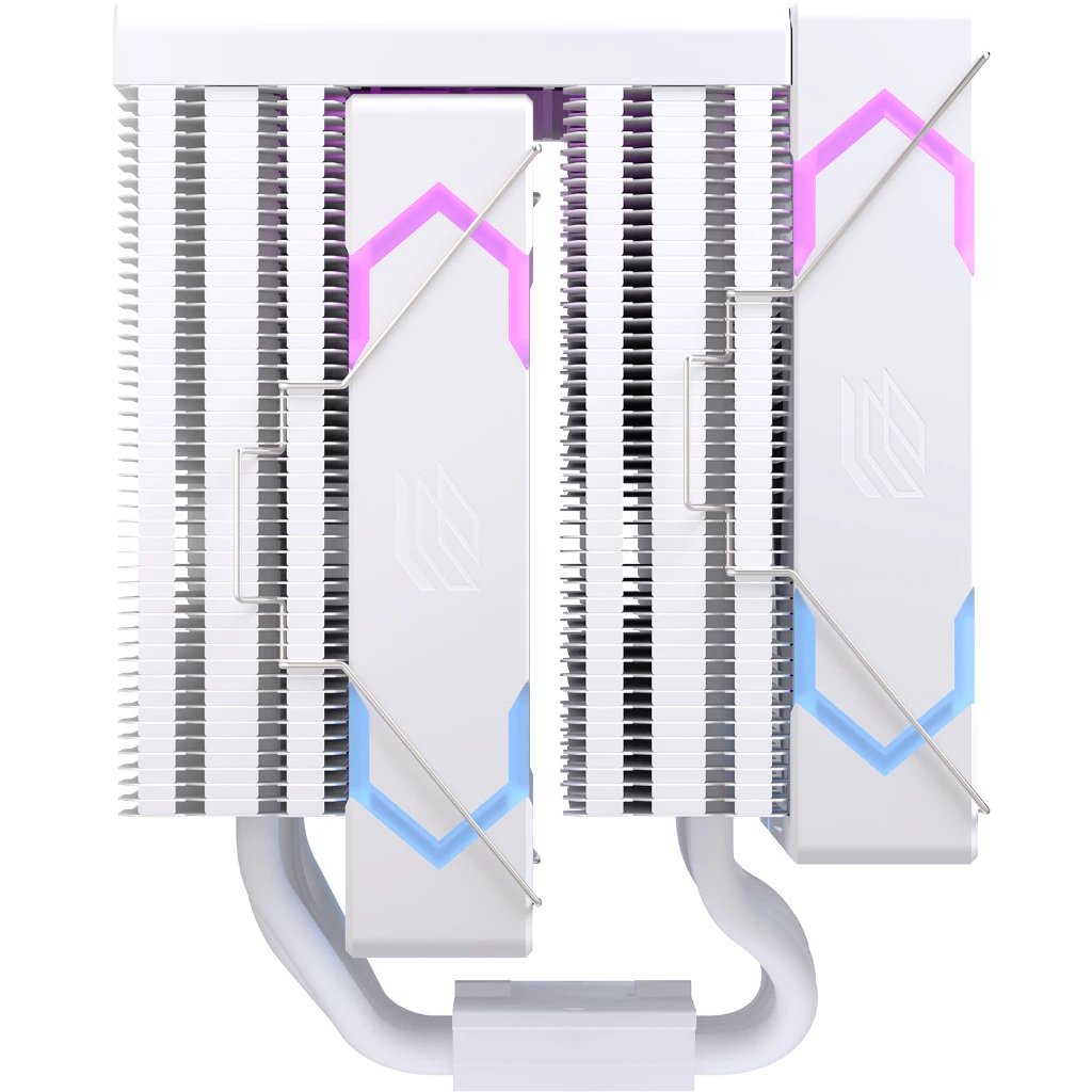 Einarex Gaming Cooling CPU, 6 Copper Heat Pipes, Dual Fans Design VENTUS V300 White